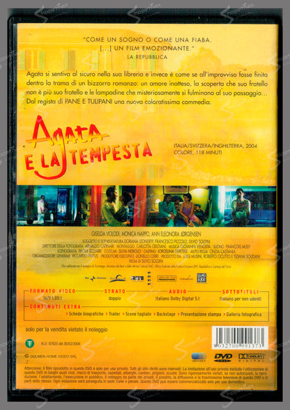 Agata and the Storm (2004) Ex-Rental DVD