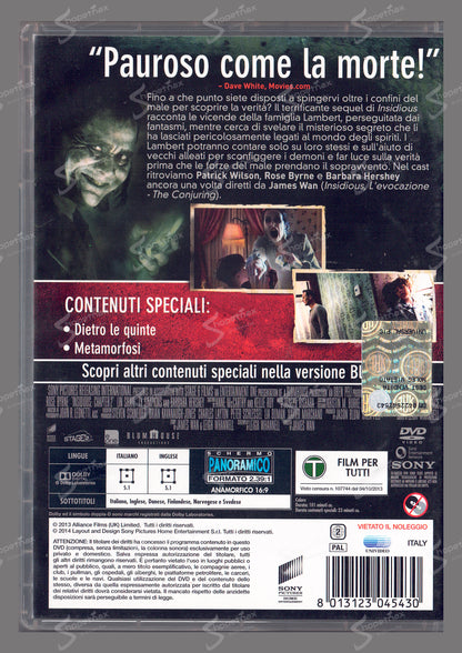 Oltre i Confini del Male: Insidious 2 (Insidious: Chapter 2) (2013) DVD