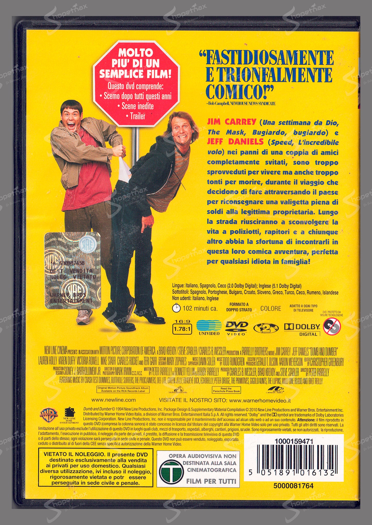 Scemo e Più Scemo (Dumb and Dumber) (1994) DVD