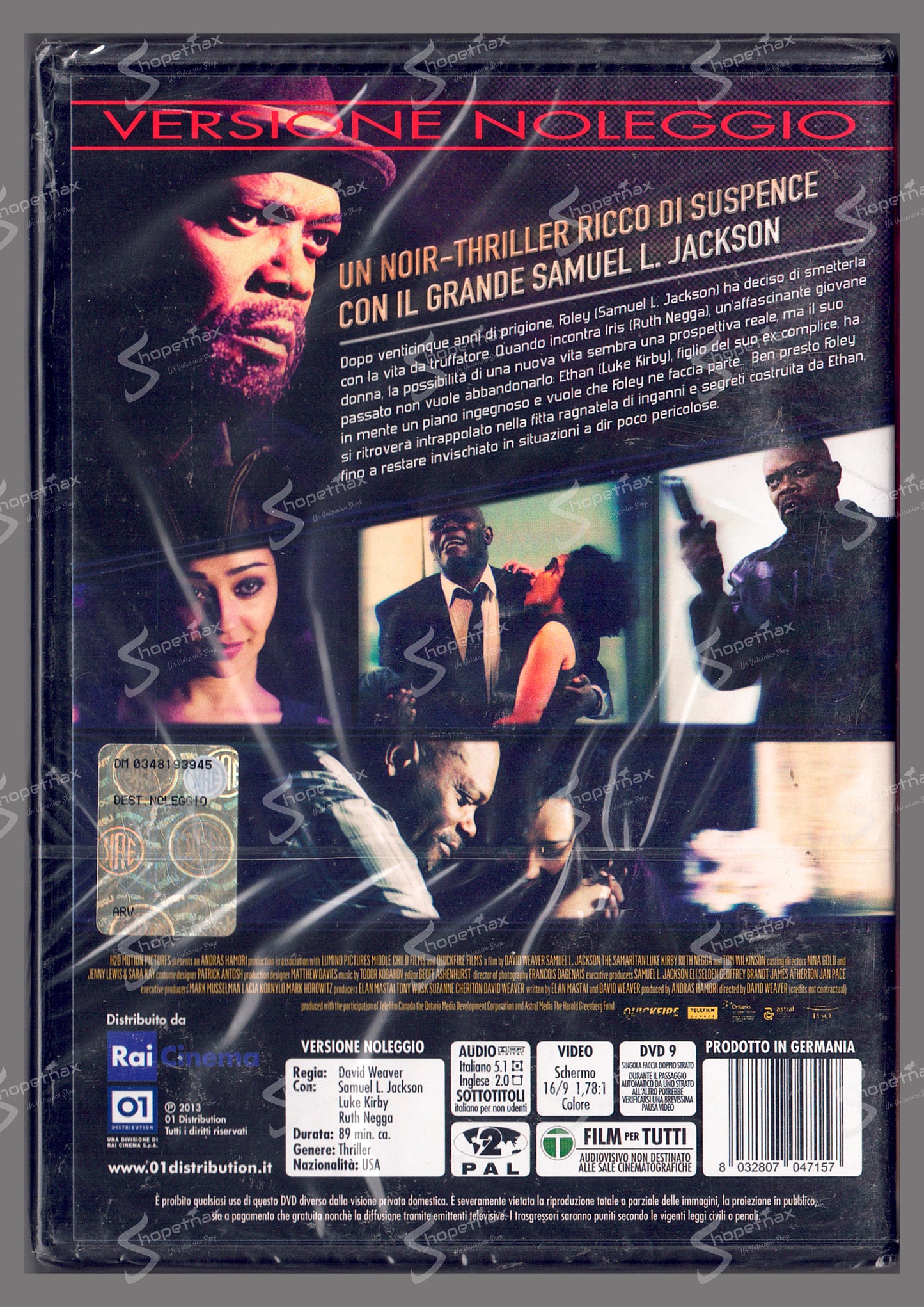 Fury (The Samaritan) (2012) DVD Noleggio