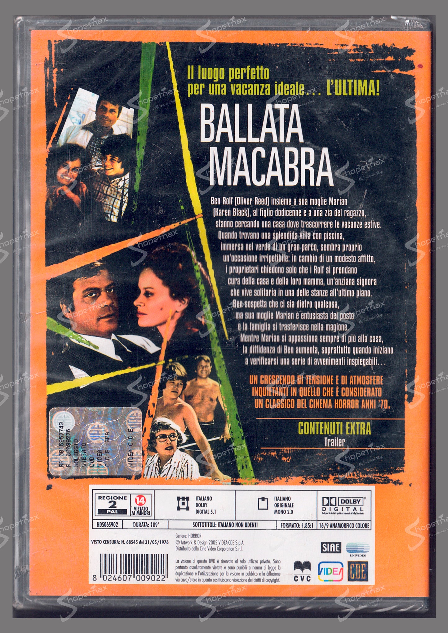 Ballata Macabra (Burnt Offerings) (1976) DVD