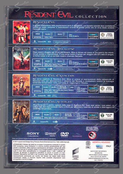 The Resident Evil Collection (4 Dischi) (2011) DVD