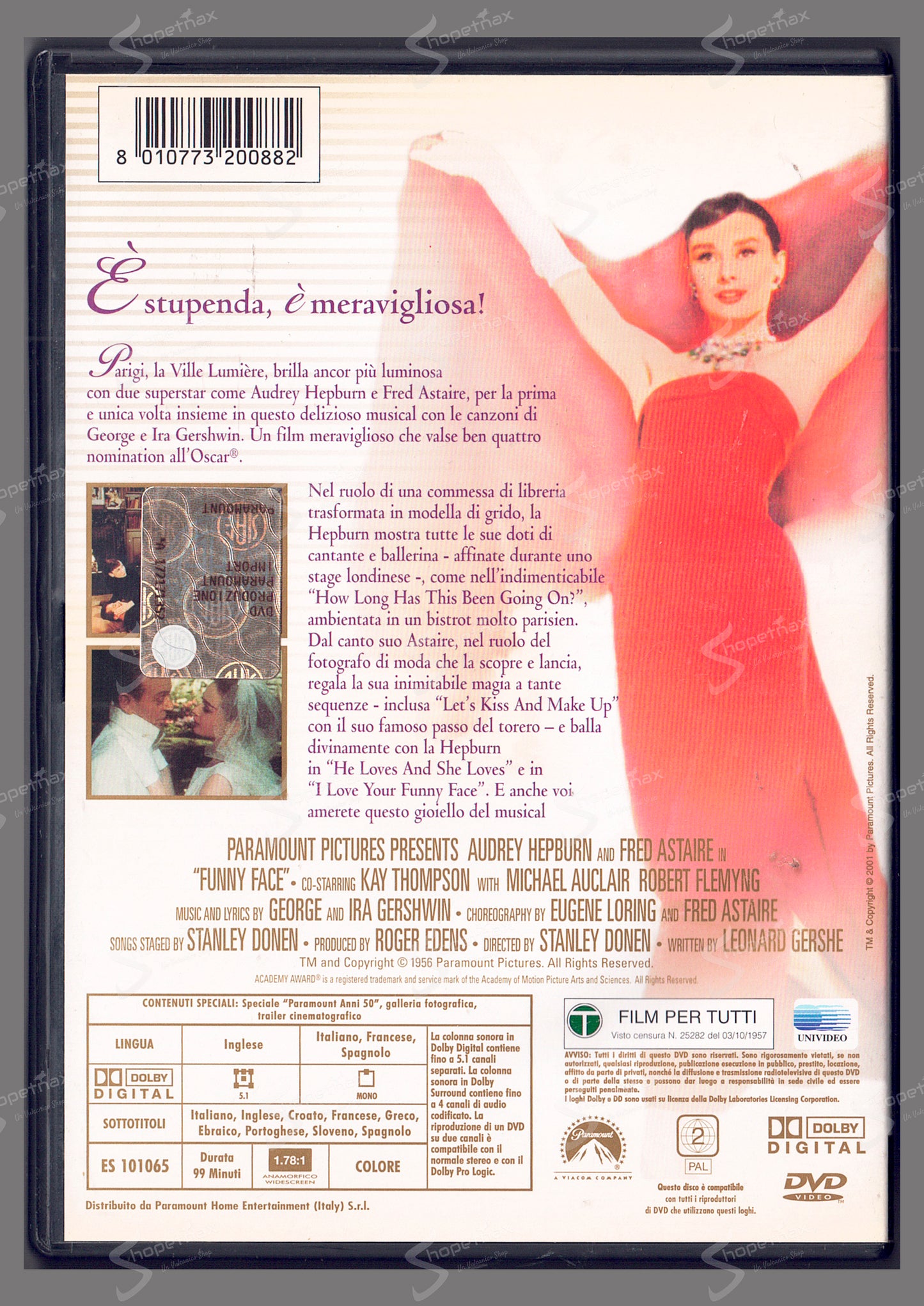 Cenerentola a Parigi (Funny Face) (1957) DVD