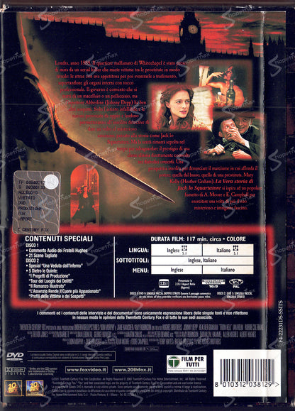La vera storia di Jack Lo Squartatore (From Hell) (2001) 2 DVD