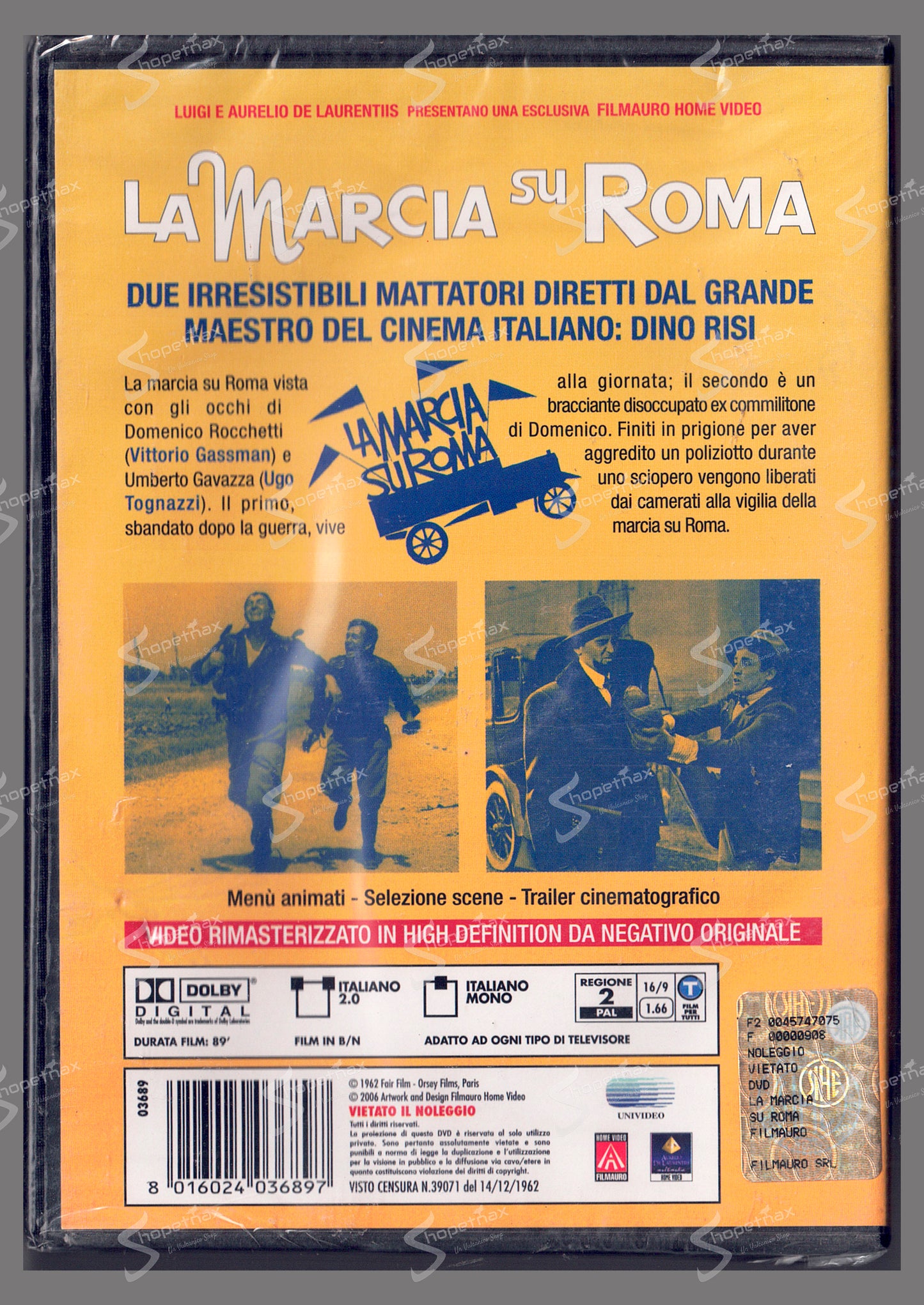 La Marcia su Roma (1962) DVD