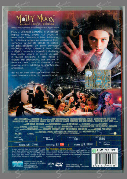 Molly Moon e l'Incredibile Libro dell'Ipnotismo (and the Incredible Book of Hypnotism) (2015) DVD Slim Case