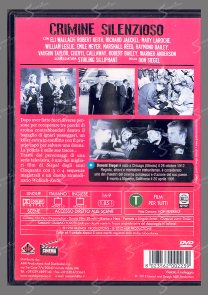 Crimine silenzioso (The Lineup) (1958) DVD Ottimo