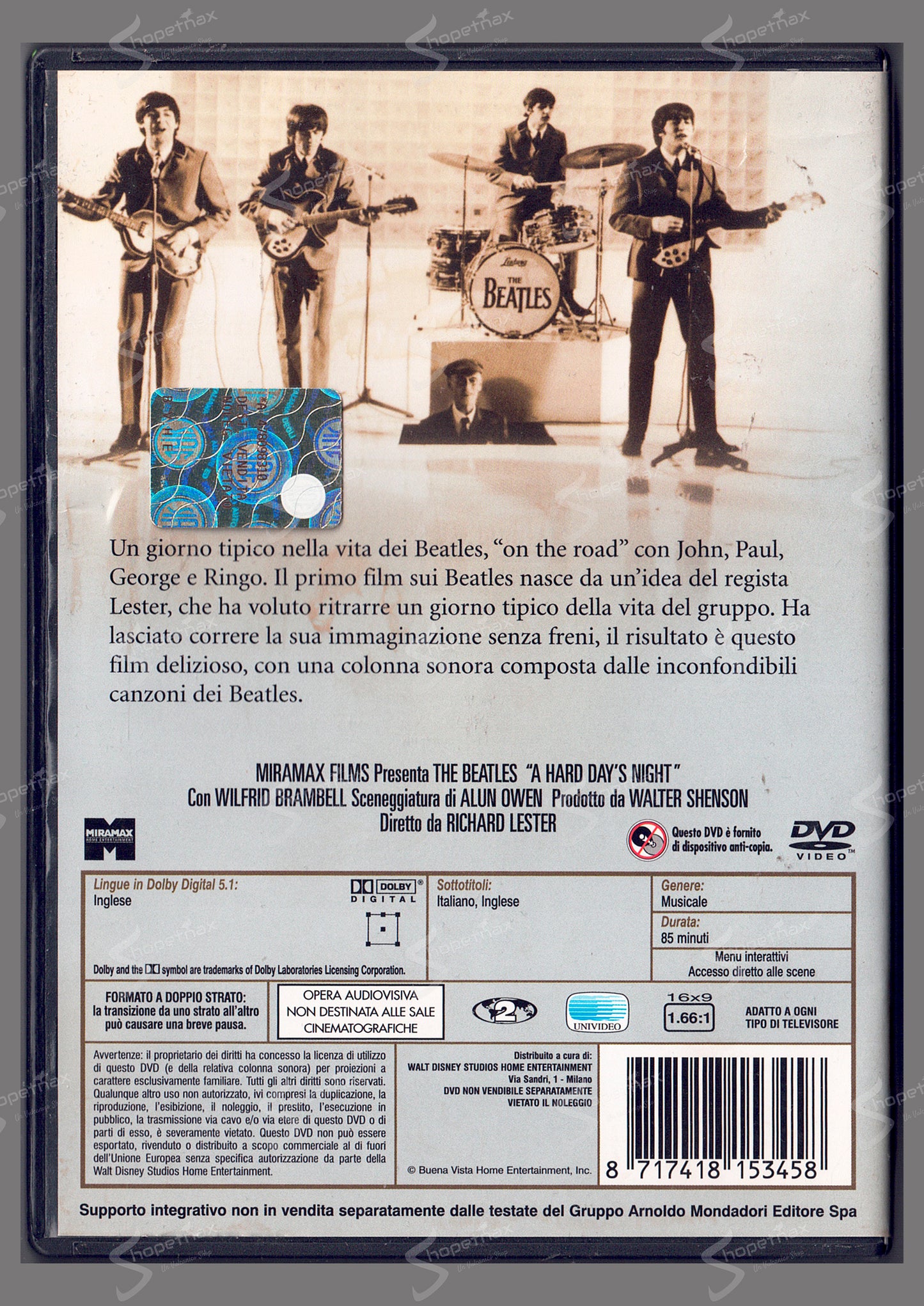 The Beatles - A Hard Day's Night (1964) DVD
