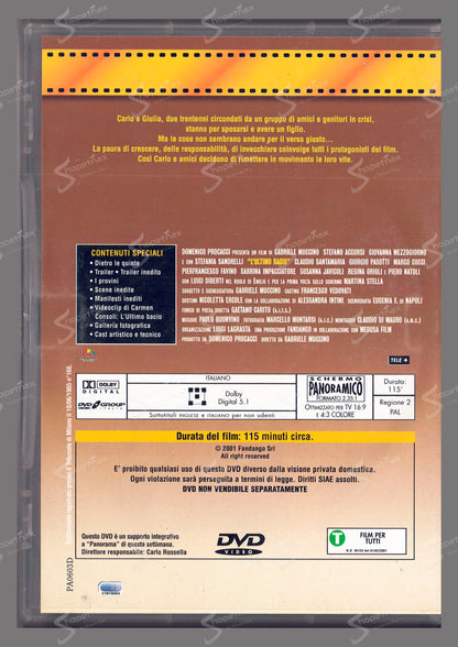 L'Ultimo Bacio (2001) DVD Editoriale