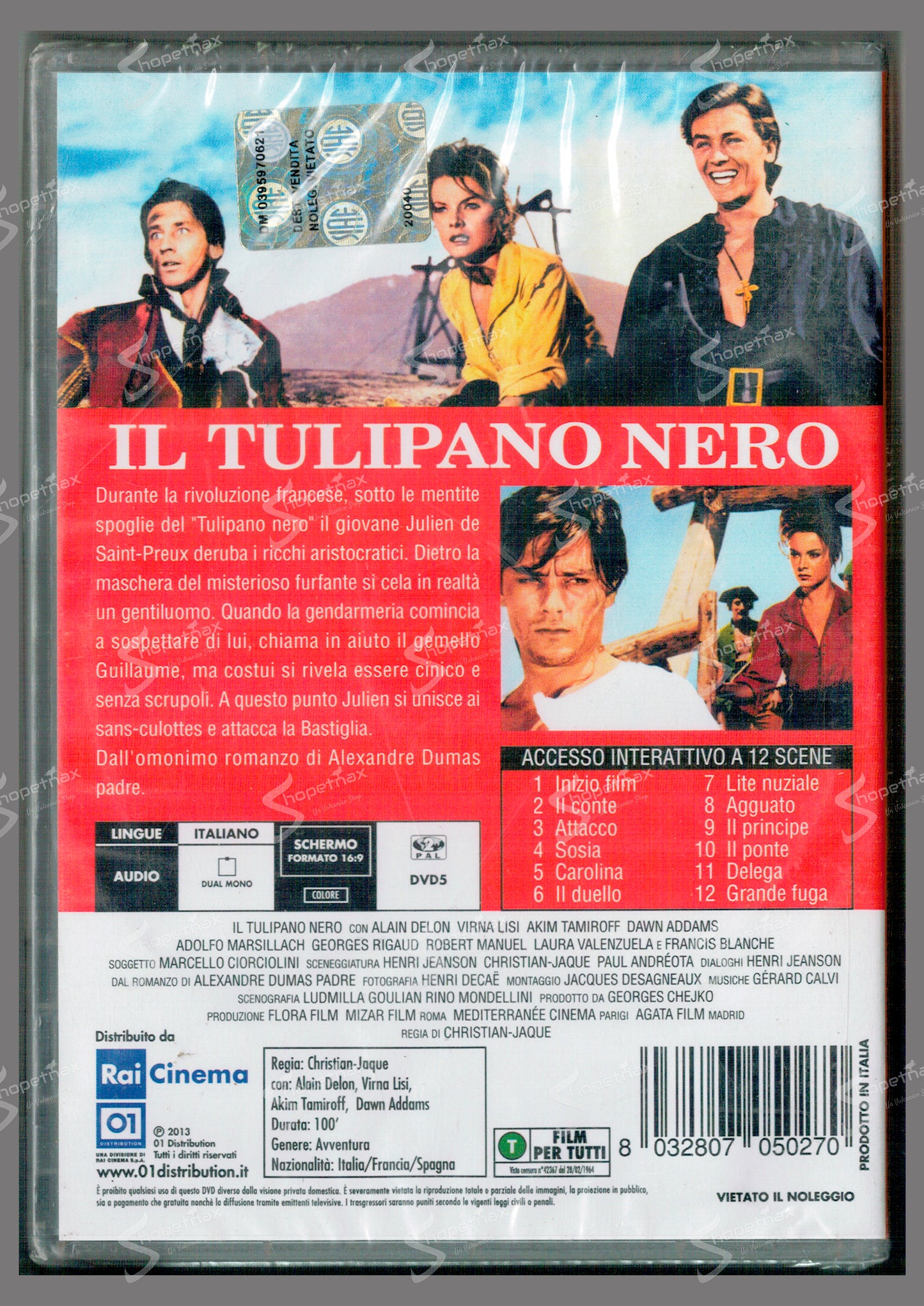 Il Tulipano Nero (La tulipe noire) (1964) DVD