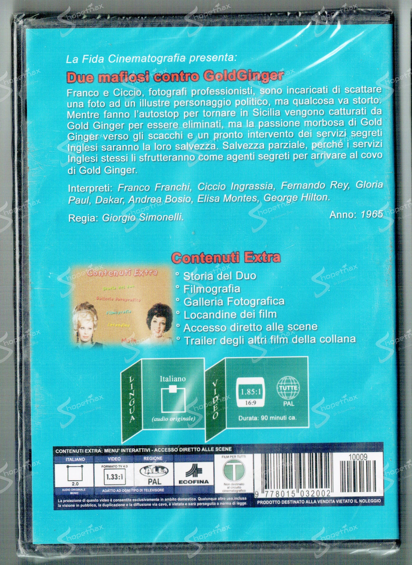 2 Mafiosi contro Goldginger (1965) DVD