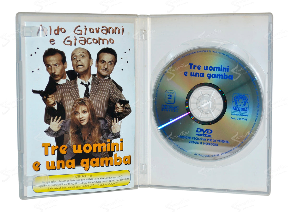Tre uomini e una gamba (1997) DVD