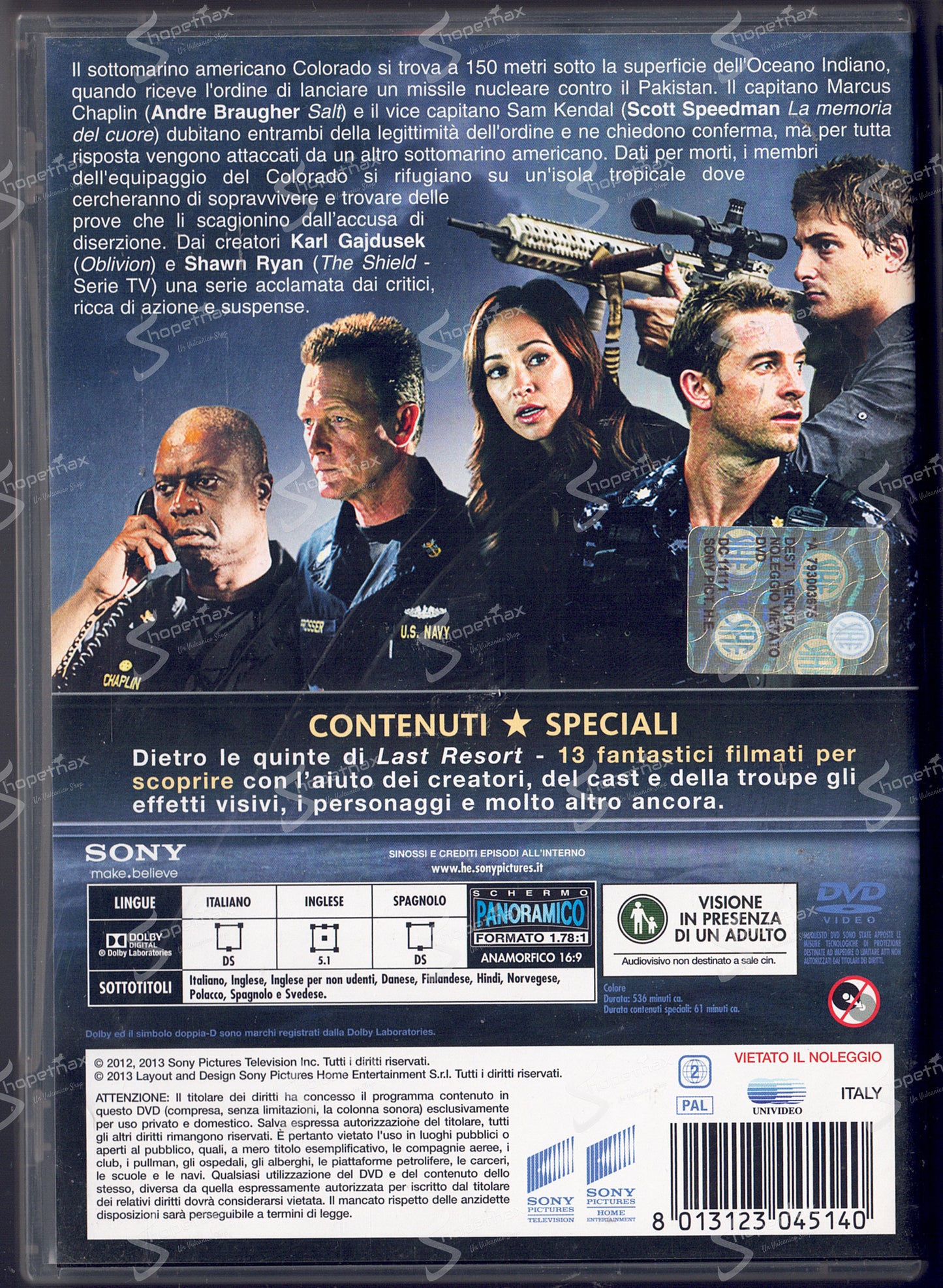 Last Resort - The Complete Series (2012-2013) 3 DVD Box Set