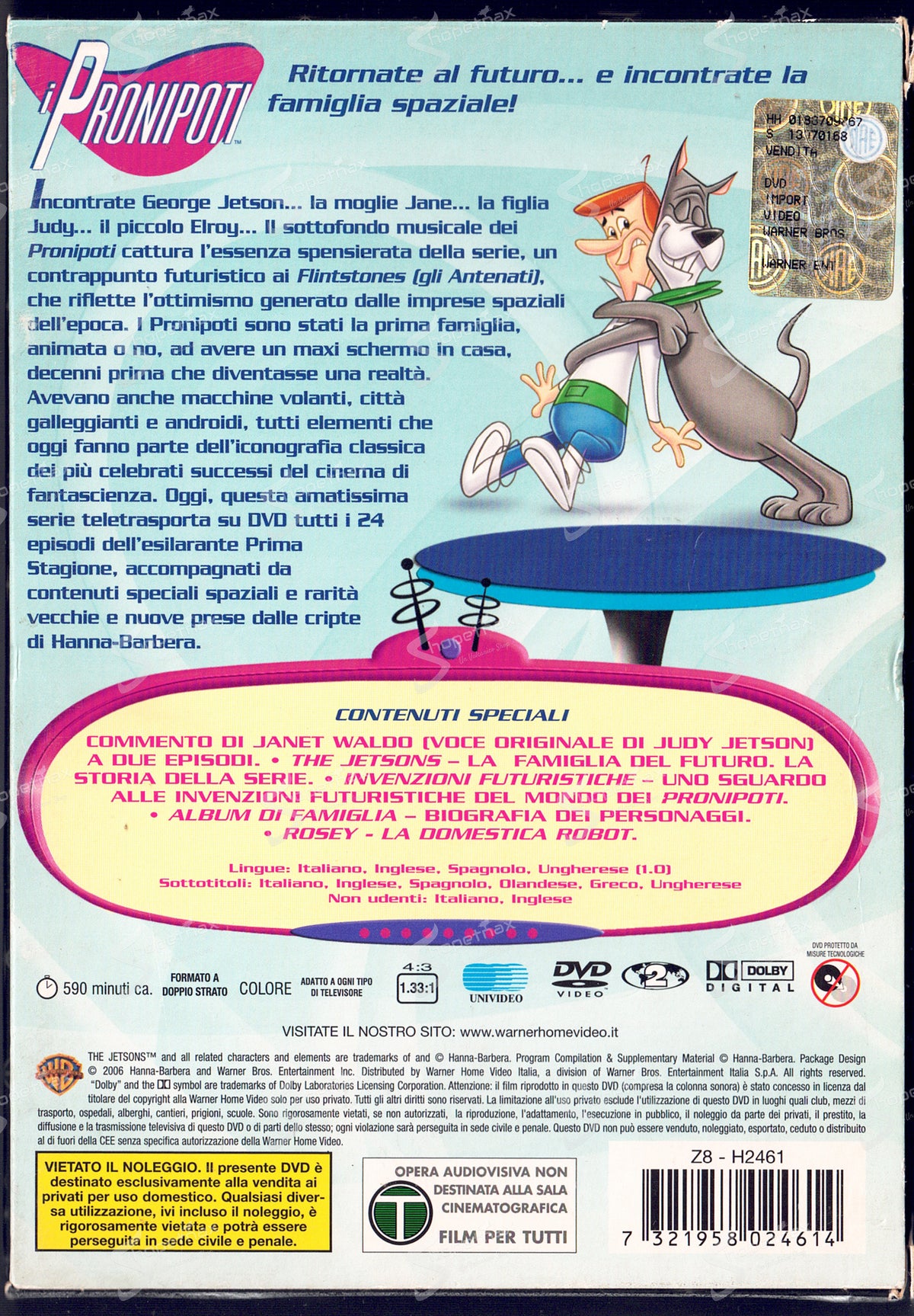 I Pronipoti - La Prima Stagione Completa (The Jetsons) Box 4 DVD