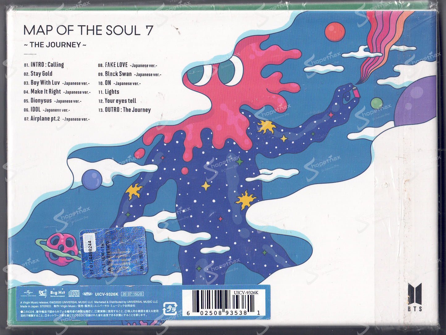 BTS - Map of The Soul 7 - The Journey (2020) CD + Libro + Foto