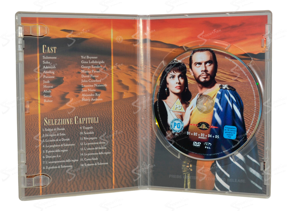 Salomone e la Regina di Saba (Solomon and Sheba) (1959) DVD