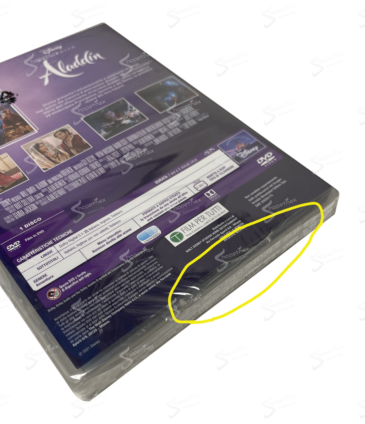 Aladdin (Live Action) (2019) DVD Editoriale Come Nuovo