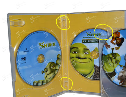 Shrek - La Storia Completa (4 Film) (2001-2010) DVD Editoriale
