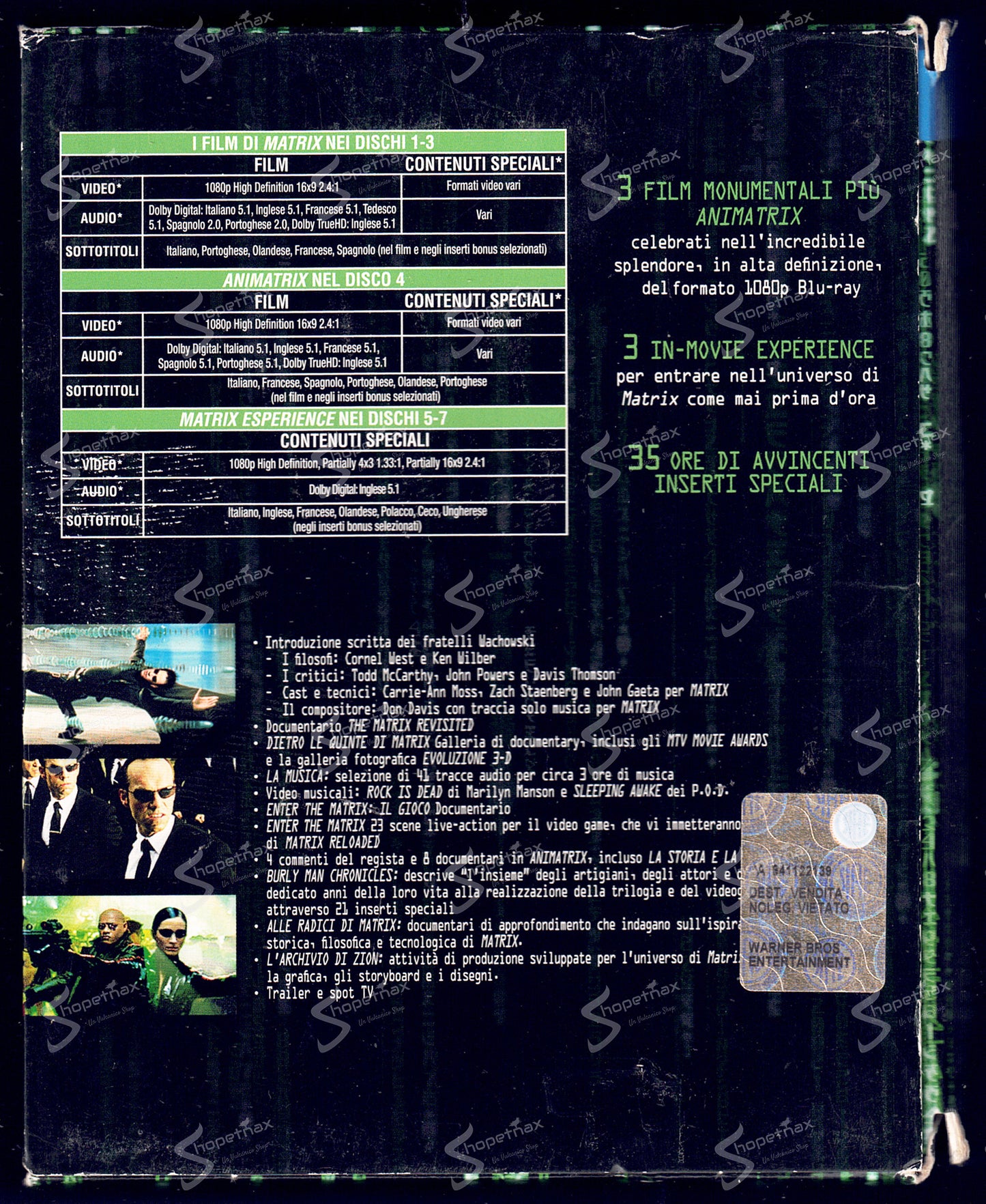 The Ultimate Matrix Collection (1999-2003) 5-Blu-ray Box Set
