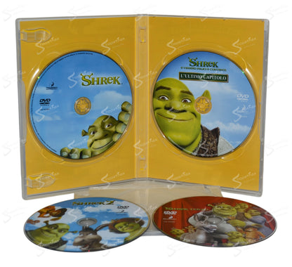 Shrek - La Storia Completa (4 Film) (2001-2010) DVD Editoriale