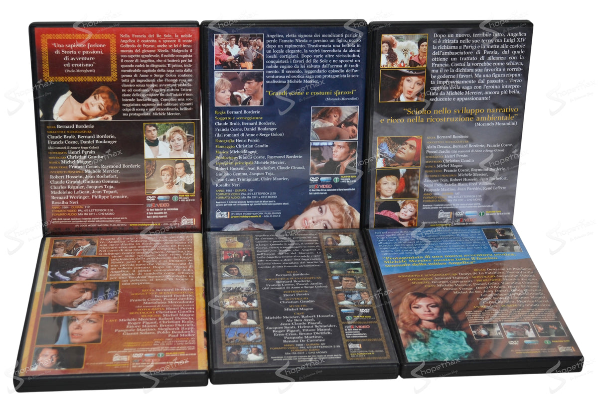 Angelica (Serie Completa 6 Film) (1964-1968) DVD Editoriali